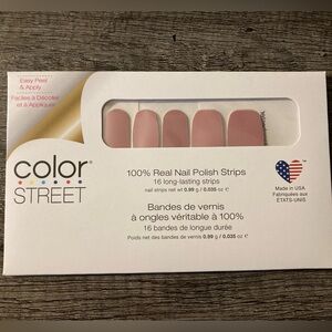 Color Street Manchester Mauve Nail Polish Strips